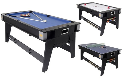 6ft multi gamestable - 3-in-1,