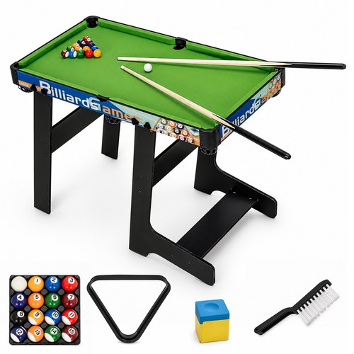 Foldable pool table - pool, set