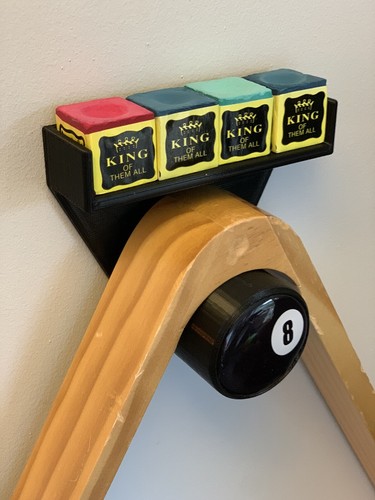 Pool snooker table chalk and - table,